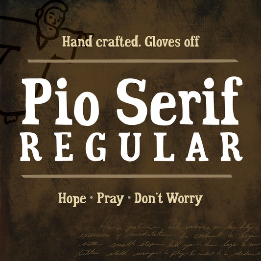 Pio Serif Regular font
